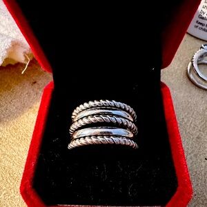 Sterling silver wide band size 8